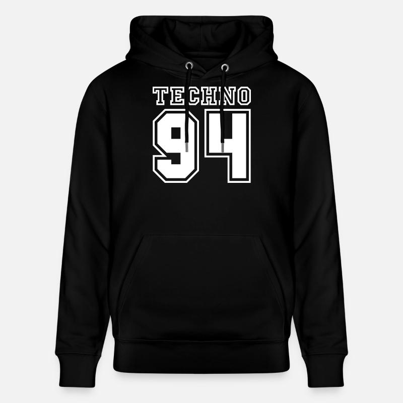 TECHNO 94 - Sweat à capuche bio CRUISER Stanley/Stella Unisexe - noir