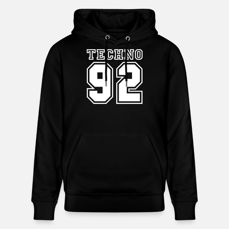 TECHNO 92 - Sweat à capuche bio CRUISER Stanley/Stella Unisexe - noir