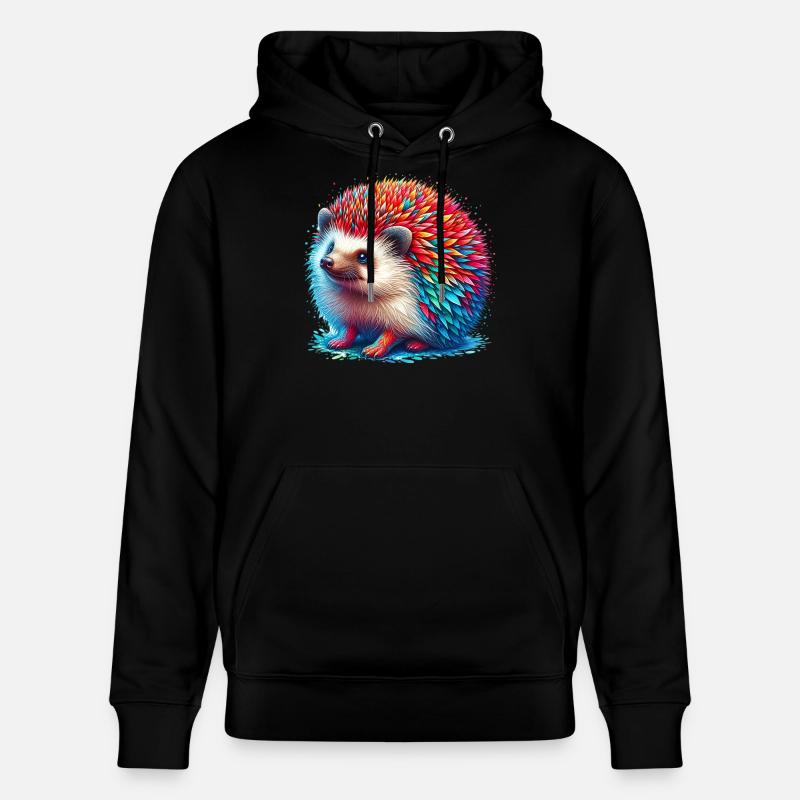 Igel - Stanley/Stella Unisex Bio-Hoodie CRUISER  - Schwarz