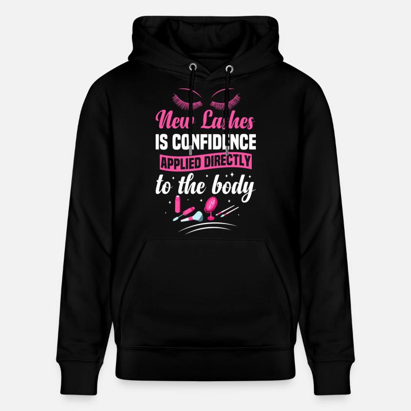 Technicien en cils cosmétologue - Sweat à capuche bio CRUISER Stanley/Stella Unisexe - noir