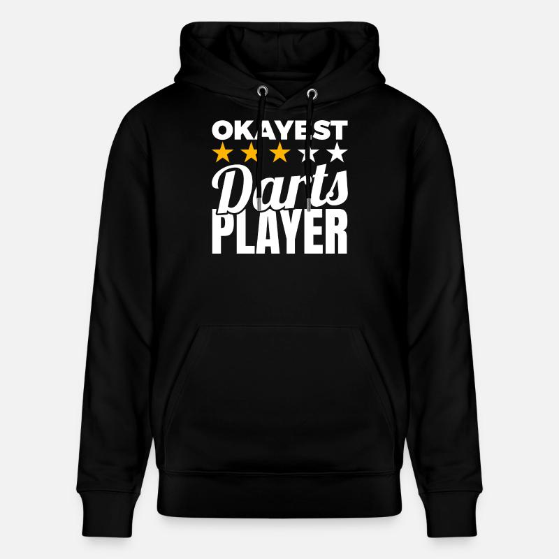 Joueur moyen de fléchettes - Sweat à capuche bio CRUISER Stanley/Stella Unisexe - noir