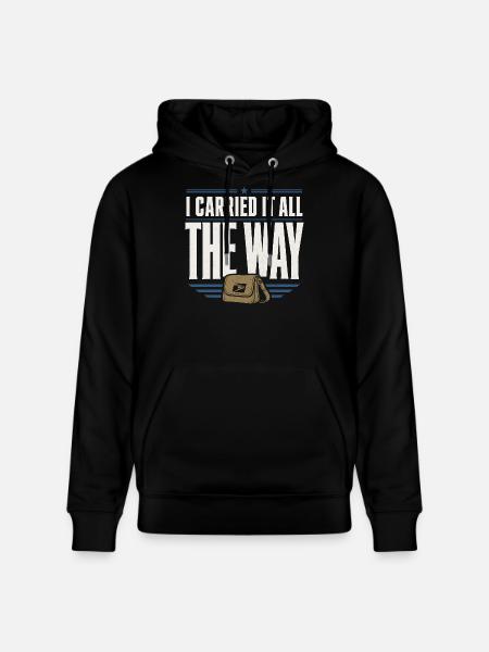 Retired Postman Retired Postman - Stanley/Stella CRUISER Unisex Organic Hoodie - black