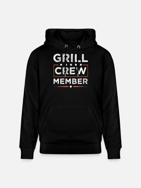 Grill Crew - Stanley/Stella CRUISER Unisex Organic Hoodie - black