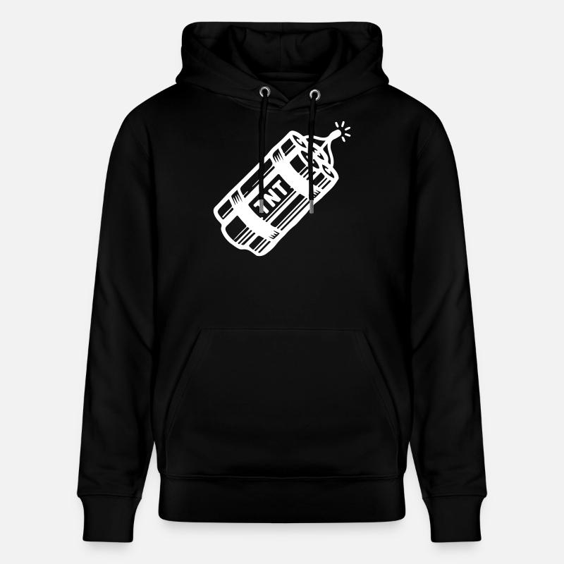 Dynamit Tnt - Stanley/Stella Unisex Bio-Hoodie CRUISER  - Schwarz