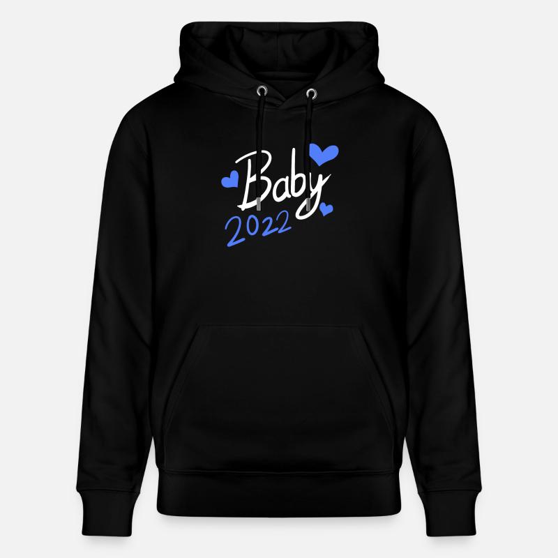 Cadeau de bébé 2022 - Sweat à capuche bio CRUISER Stanley/Stella Unisexe - noir