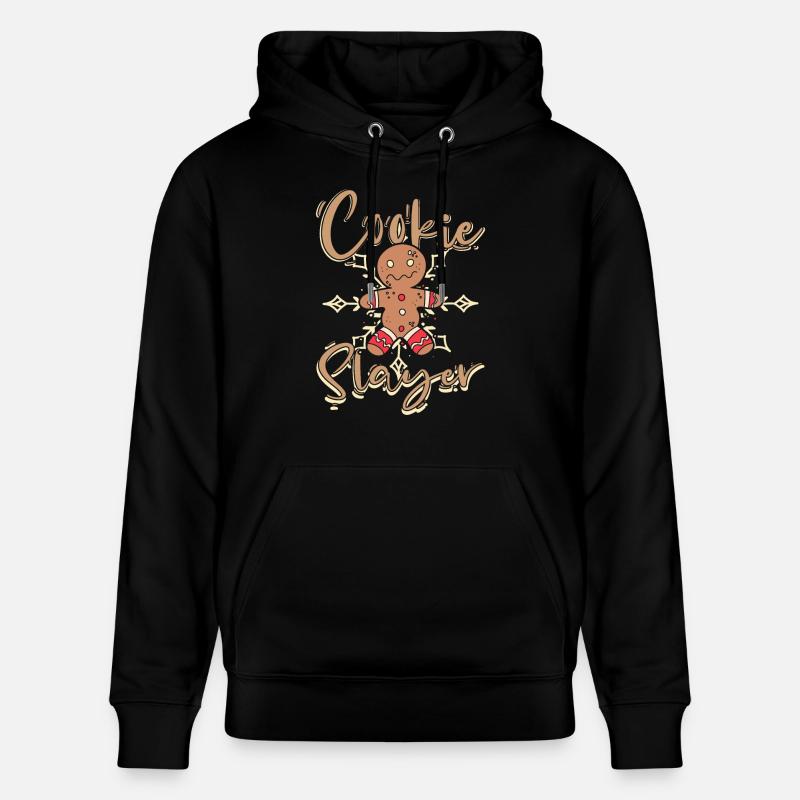 Tueuse de biscuits de Noël - Sweat à capuche bio CRUISER Stanley/Stella Unisexe - noir