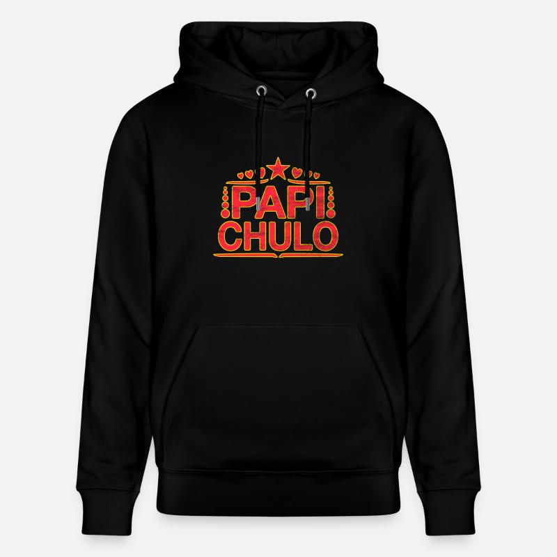 Papi Chulo - Latino Style Design - Stanley/Stella Unisex Bio-Hoodie CRUISER  - Schwarz