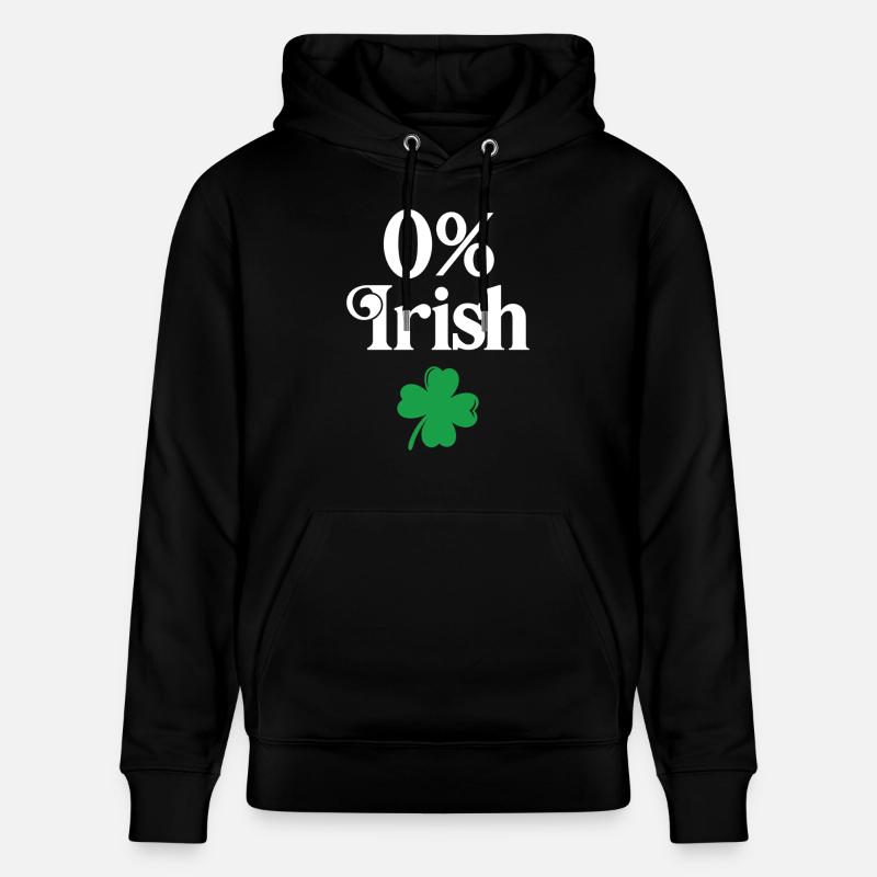 0 % Irlandais - Sweat à capuche bio CRUISER Stanley/Stella Unisexe - noir
