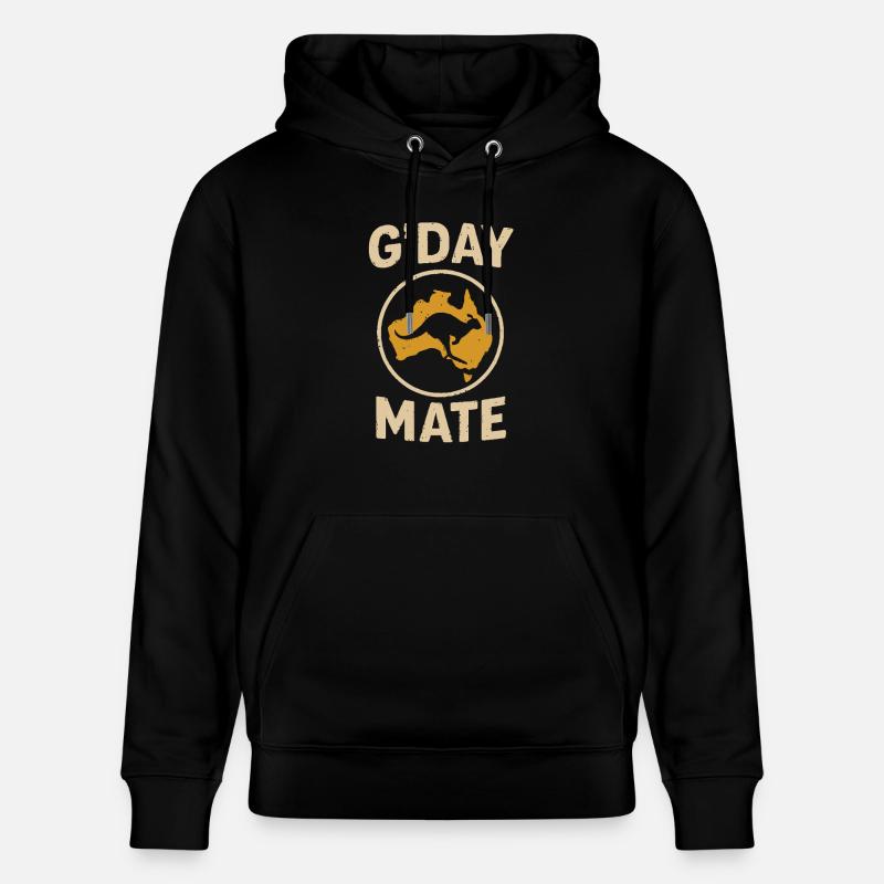 G’day mate – Salutation australienne - Sweat à capuche bio CRUISER Stanley/Stella Unisexe - noir