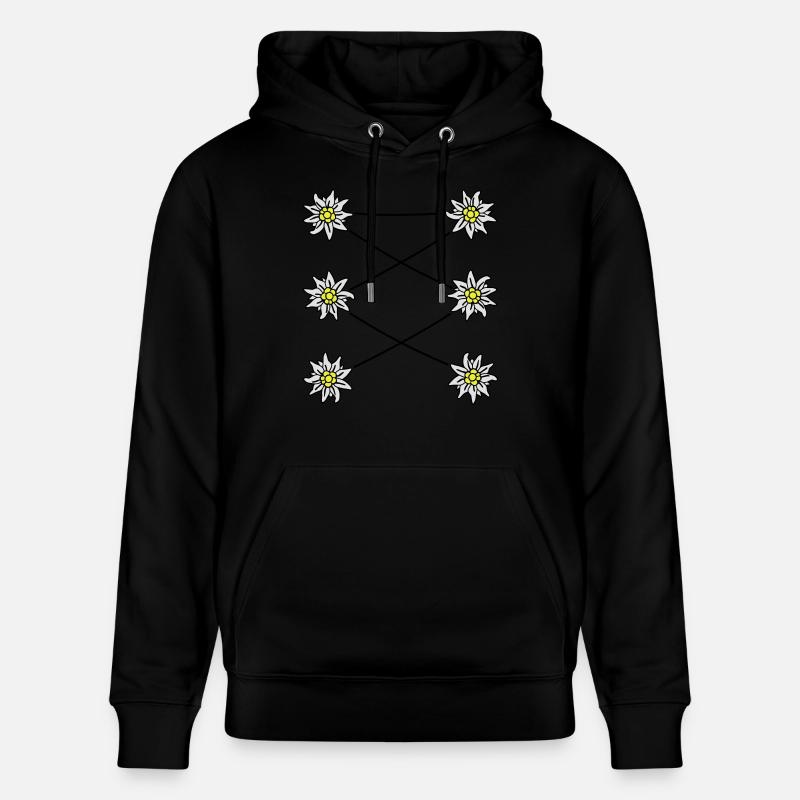Edelweiss Dirndl - Sweat à capuche bio CRUISER Stanley/Stella Unisexe - noir