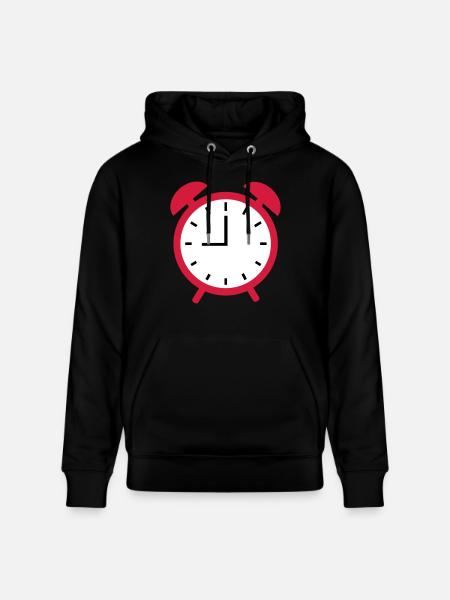 Wecker - Stanley/Stella Unisex Bio-Hoodie CRUISER  - Schwarz