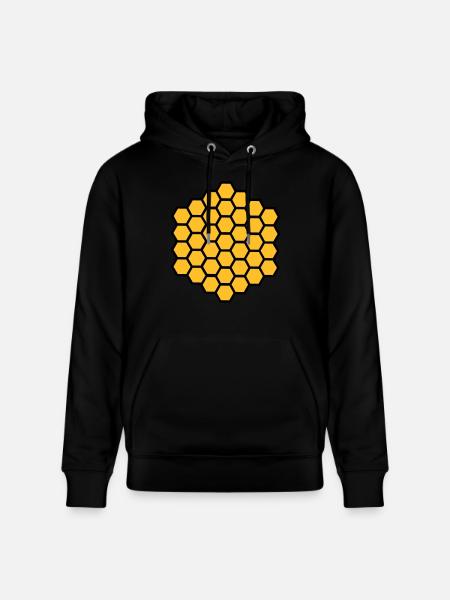 Gaufre - Sweat à capuche bio CRUISER Stanley/Stella Unisexe - noir