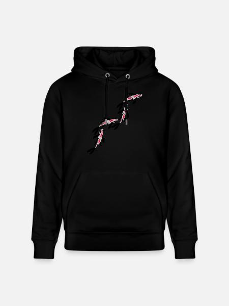 Many Koi Fish Nishikigoi - Stanley/Stella CRUISER Unisex Organic Hoodie - black