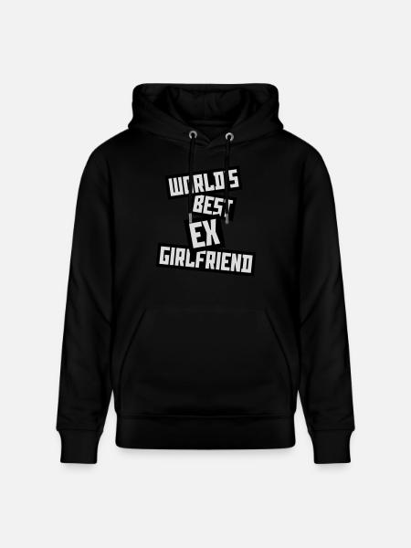 World's Best Ex Girlfriend - Stanley/Stella CRUISER Unisex Organic Hoodie - black