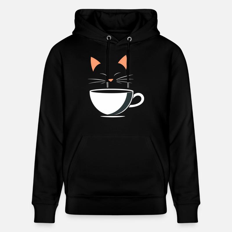 Café Kitty - Sweat à capuche bio CRUISER Stanley/Stella Unisexe - noir