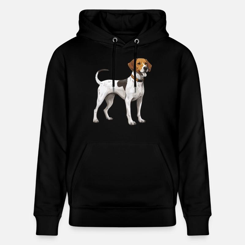 Chien Beagle - Sweat à capuche bio CRUISER Stanley/Stella Unisexe - noir