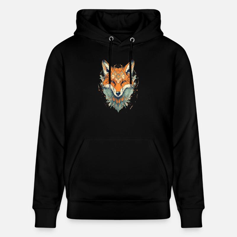 Renard - Sweat à capuche bio CRUISER Stanley/Stella Unisexe - noir