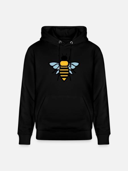 Biene - Stanley/Stella Unisex Bio-Hoodie CRUISER - Schwarz