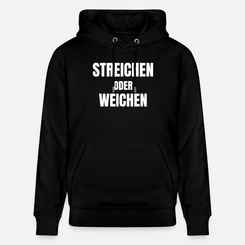 Steichen oder weichen! - Stanley/Stella Unisex Bio-Hoodie CRUISER  - Schwarz