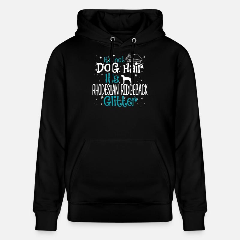 C'est Rhodesian Ridgeback Glitter Shirt - Sweat à capuche bio CRUISER Stanley/Stella Unisexe - noir