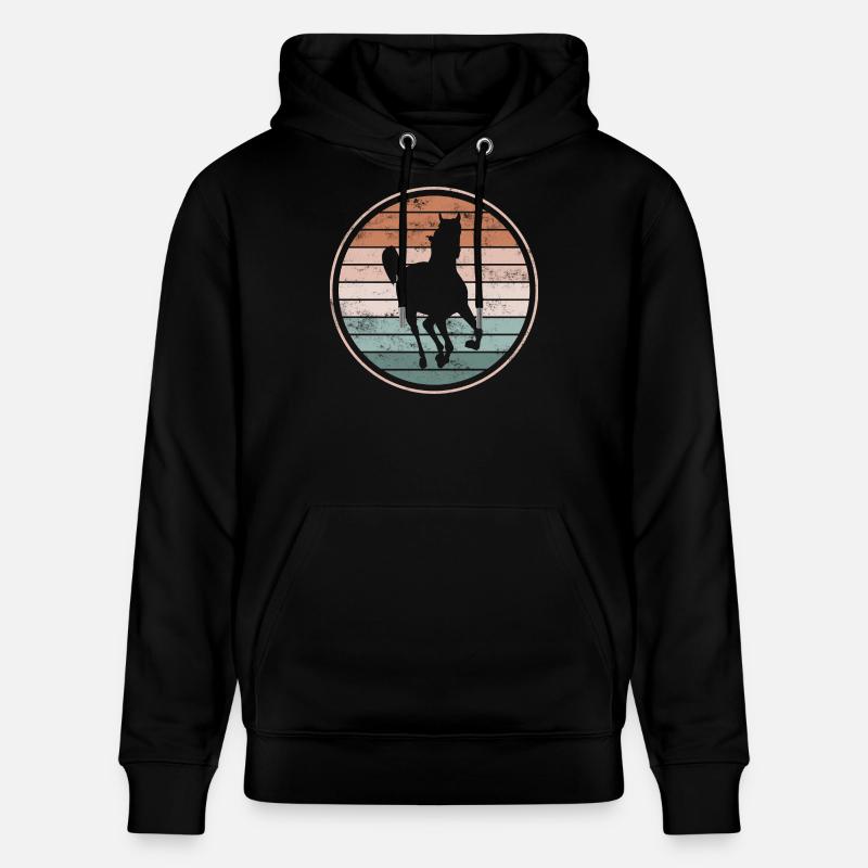 Cheval chevaux - Sweat à capuche bio CRUISER Stanley/Stella Unisexe - noir