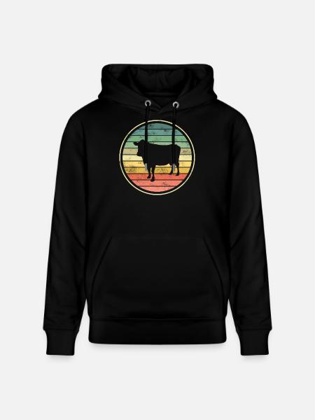Kuh Kühe - Stanley/Stella Unisex Bio-Hoodie CRUISER - Schwarz