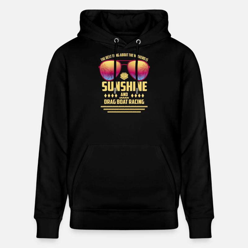Soleil et navigation de plaisance - Sweat à capuche bio CRUISER Stanley/Stella Unisexe - noir