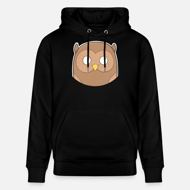 Eule - Stanley/Stella Unisex Bio-Hoodie CRUISER  - Schwarz