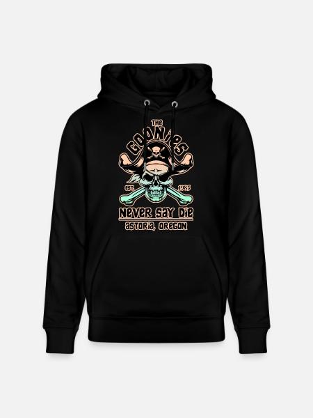 THE GOONIES 8 - Stanley/Stella CRUISER Unisex Organic Hoodie - black
