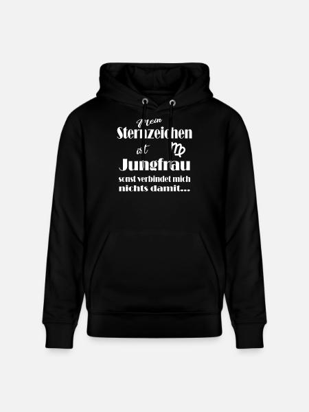 Sternzeichen Jungfrau - Stanley/Stella Unisex Bio-Hoodie CRUISER - Schwarz