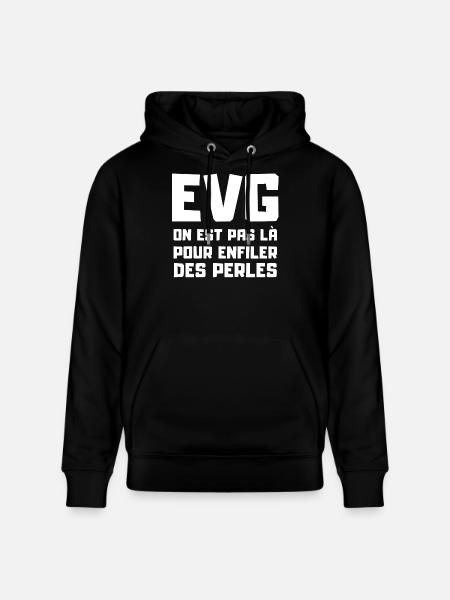 EVG, équipe du marié, futur marié - Sweat à capuche bio CRUISER Stanley/Stella Unisexe - noir