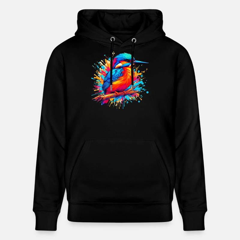 Martin-pêcheur - Sweat à capuche bio CRUISER Stanley/Stella Unisexe - noir