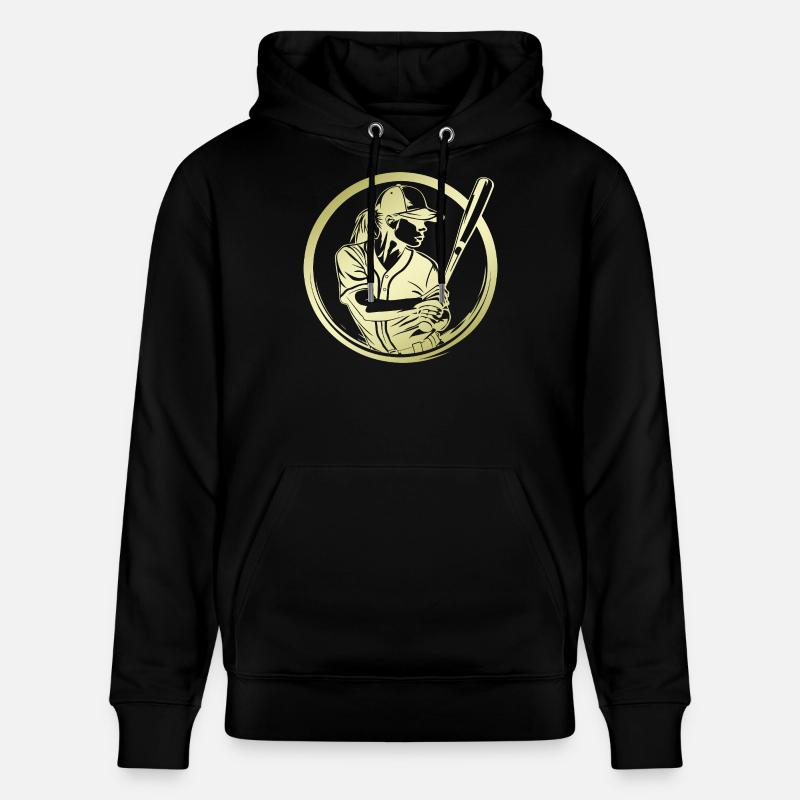 Baseball Silhouette - Sweat à capuche bio CRUISER Stanley/Stella Unisexe - noir