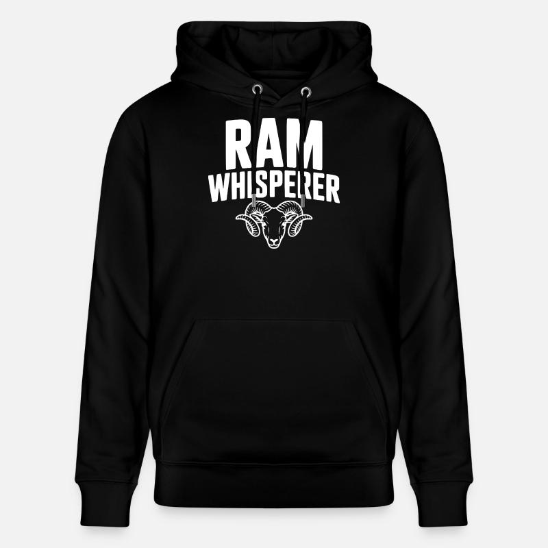 Murmureur de bélier - Sweat à capuche bio CRUISER Stanley/Stella Unisexe - noir