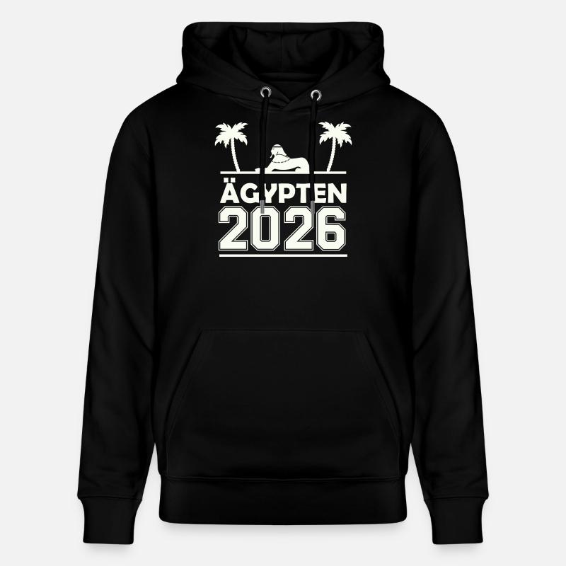 Silhouette Égypte 2026 - Sweat à capuche bio CRUISER Stanley/Stella Unisexe - noir