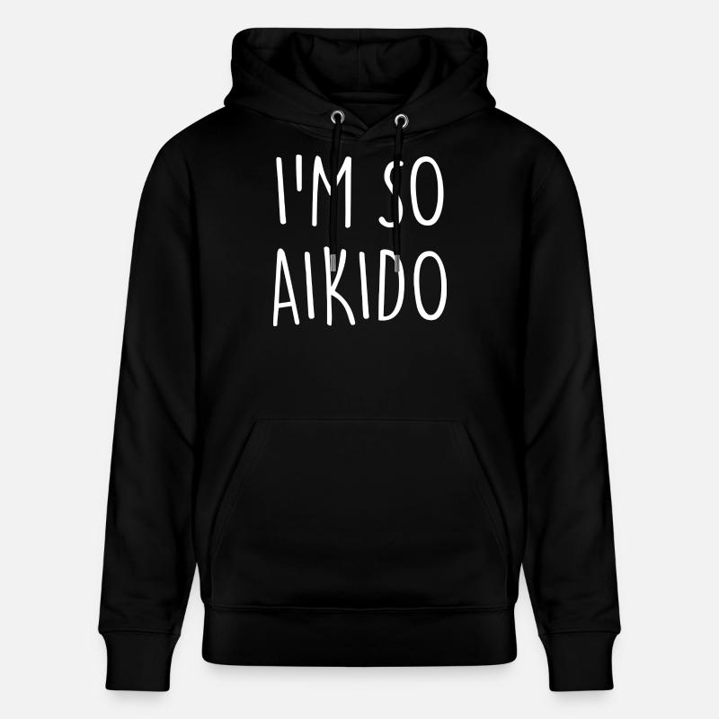 aïkido - Sweat à capuche bio CRUISER Stanley/Stella Unisexe - noir