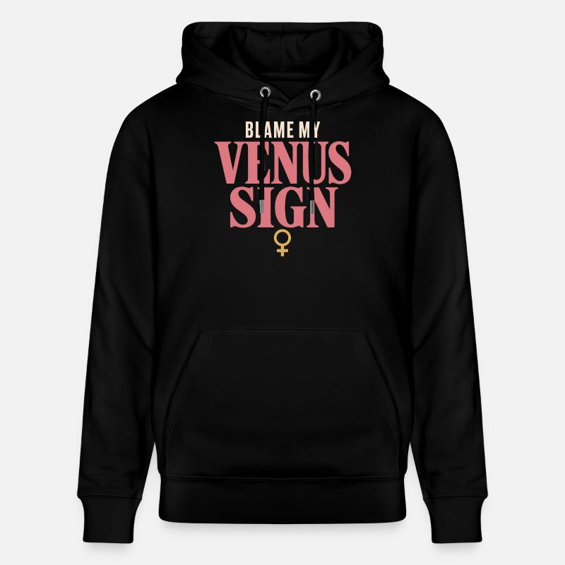 Signe de Vénus Astrologie de Vénus - Sweat à capuche bio CRUISER Stanley/Stella Unisexe - noir