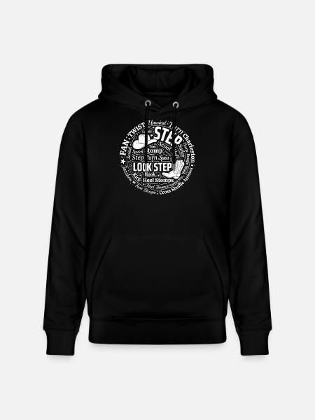 Line Dance Fan - Stanley/Stella CRUISER Unisex Organic Hoodie - black