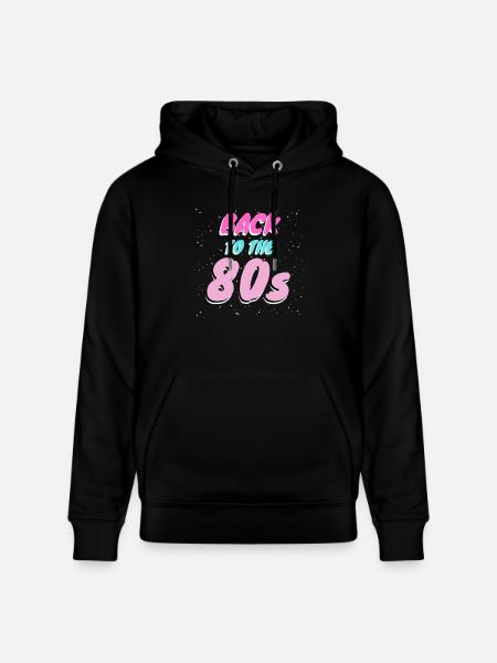 Experience retro feeling back to the 80s - Stanley/Stella CRUISER Unisex Organic Hoodie - black