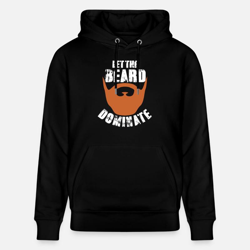 Hipster barbu barbu - Sweat à capuche bio CRUISER Stanley/Stella Unisexe - noir