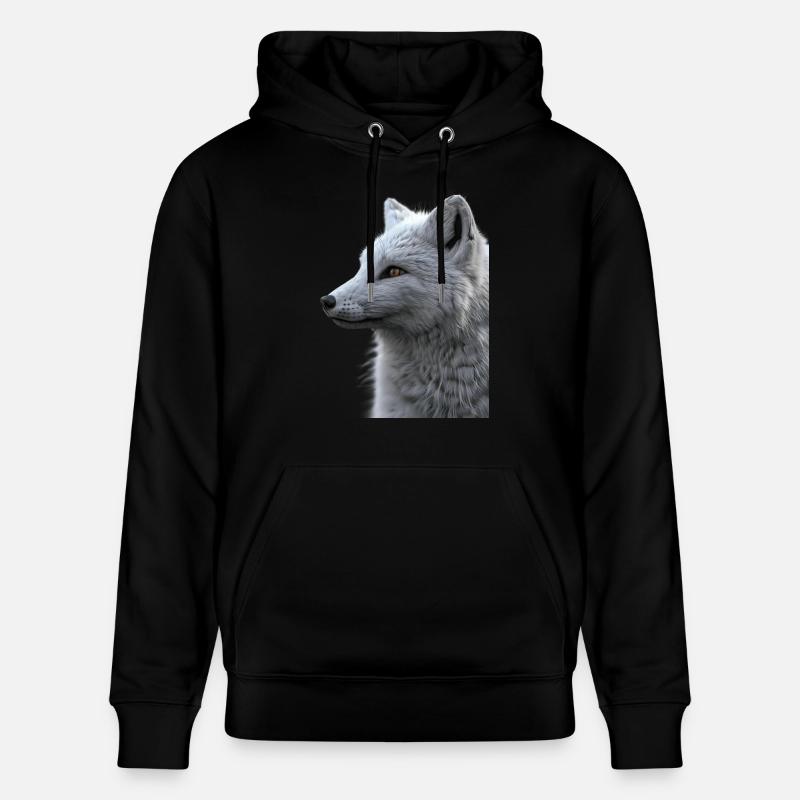 Polarfuchs - Stanley/Stella Unisex Bio-Hoodie CRUISER  - Schwarz