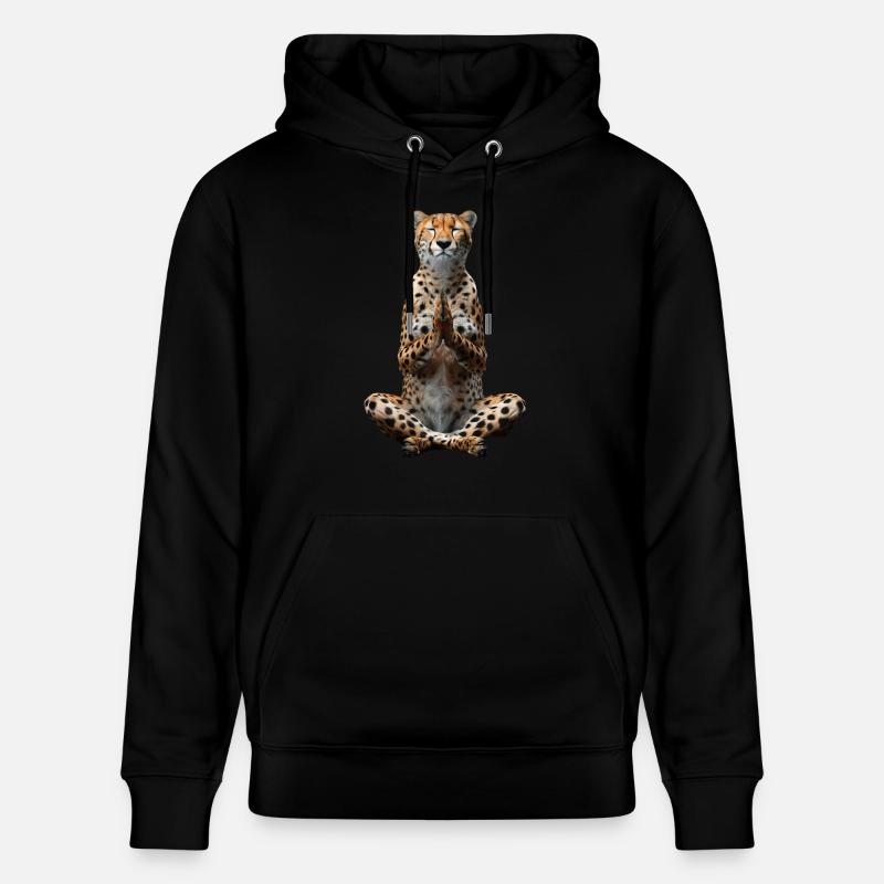 Guépard - Sweat à capuche bio CRUISER Stanley/Stella Unisexe - noir