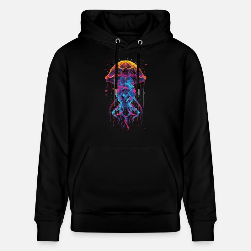 Méduse - Sweat à capuche bio CRUISER Stanley/Stella Unisexe - noir