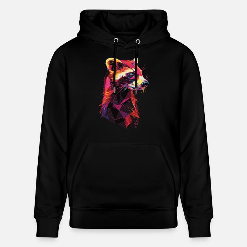 Furet - Sweat à capuche bio CRUISER Stanley/Stella Unisexe - noir
