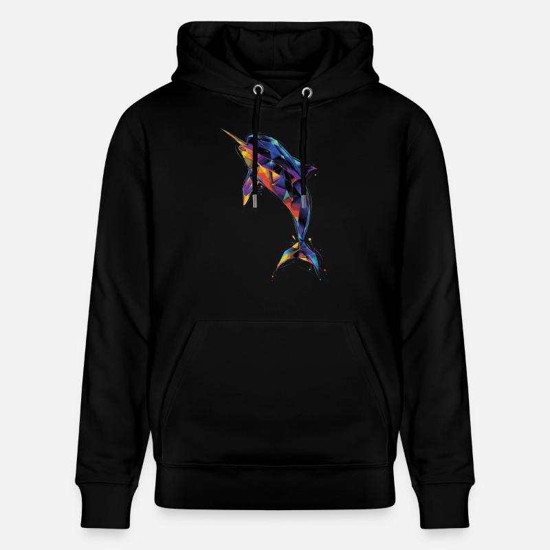 Narval - Sweat à capuche bio CRUISER Stanley/Stella Unisexe - noir