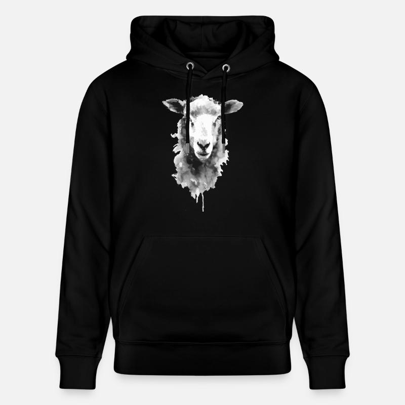 Mouton - Sweat à capuche bio CRUISER Stanley/Stella Unisexe - noir