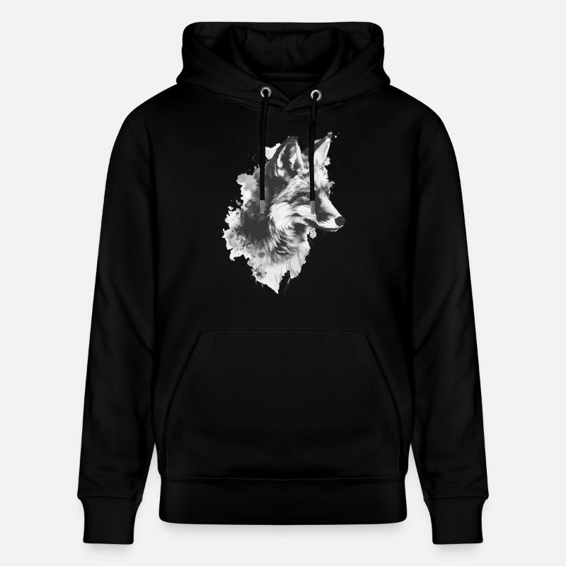 Fuchs - Stanley/Stella Unisex Bio-Hoodie CRUISER - Schwarz