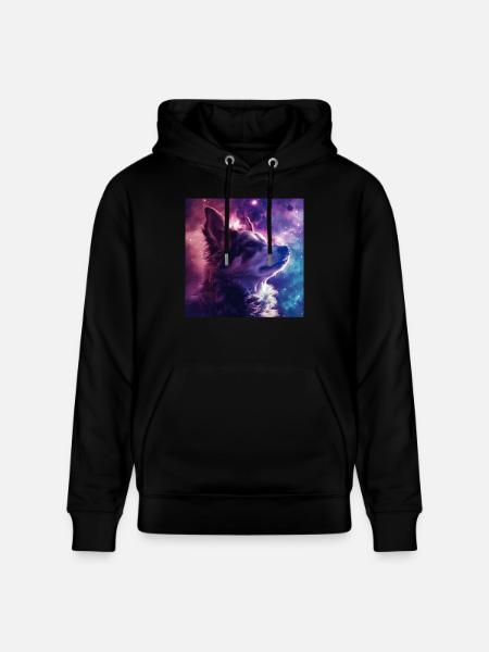 Chien - Sweat à capuche bio CRUISER Stanley/Stella Unisexe - noir