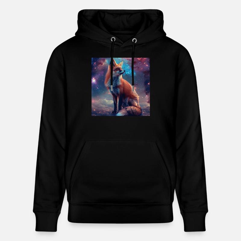 Renard - Sweat à capuche bio CRUISER Stanley/Stella Unisexe - noir