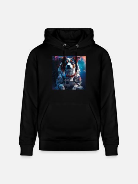 Dog - Stanley/Stella CRUISER Unisex Organic Hoodie - black